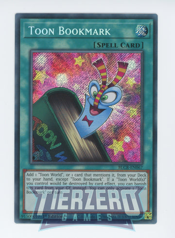 BLCR-EN067 - Toon Bookmark - Secret Rare - Battles of Legend: Crystal Revenge