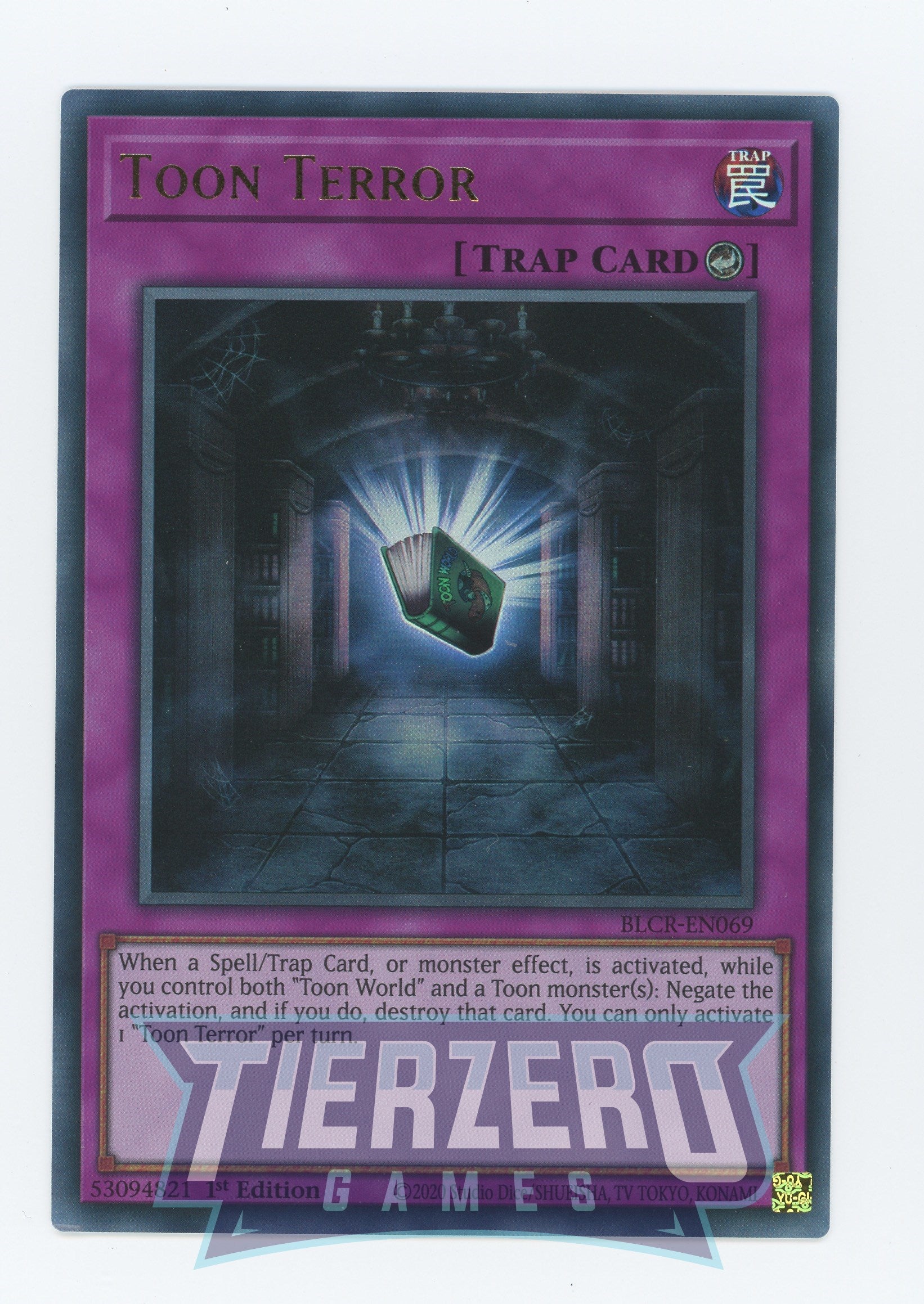 BLCR-EN069 - Toon Terror - Ultra Rare - Counter Trap - Battles of Legend Crystal Revenge