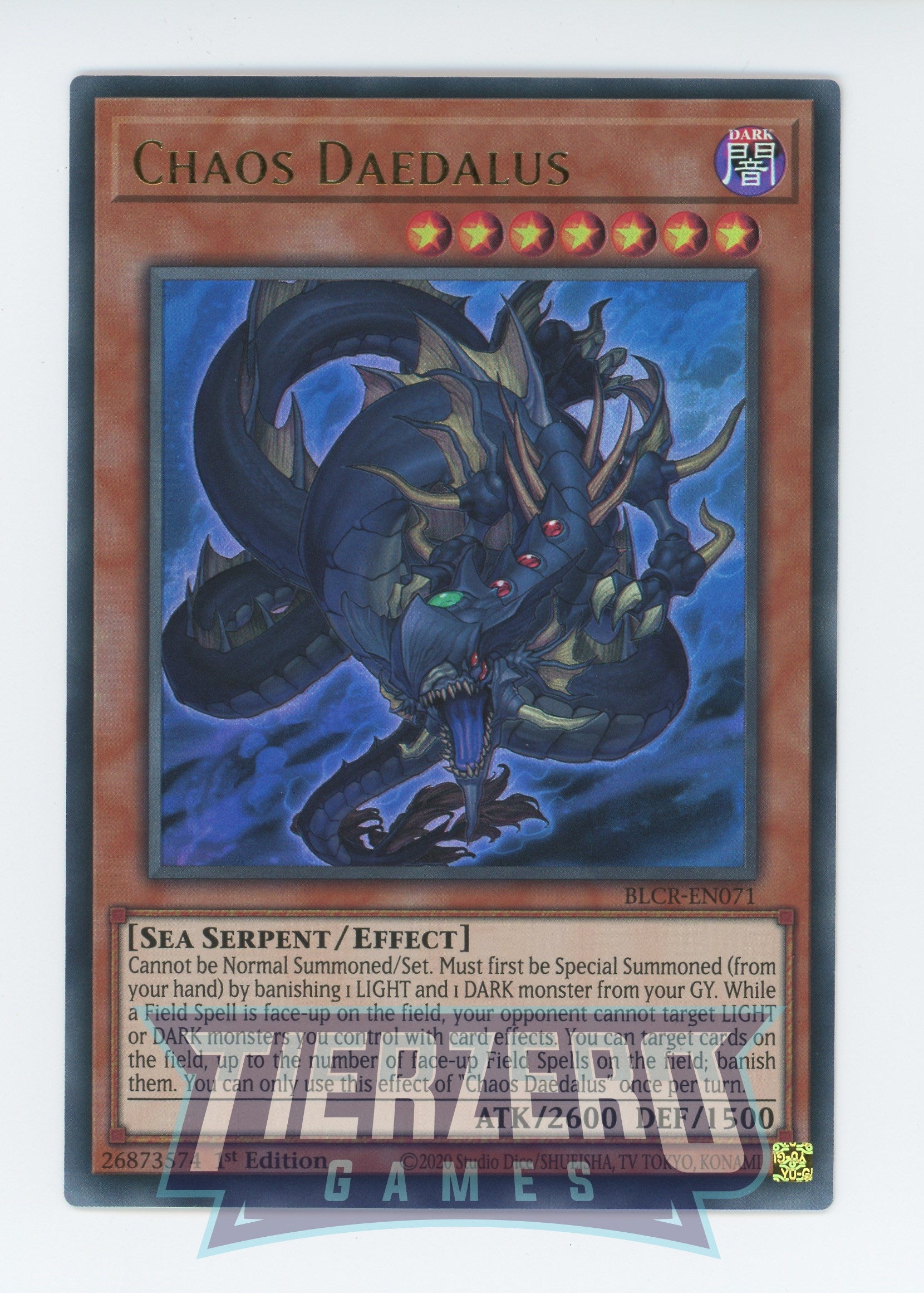 BLCR-EN071 - Chaos Daedalus - Ultra Rare - Effect Monster - Battles of Legend Crystal Revenge