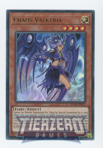 BLCR-EN072 - Chaos Valkyria - Ultra Rare - Battles of Legend: Crystal Revenge