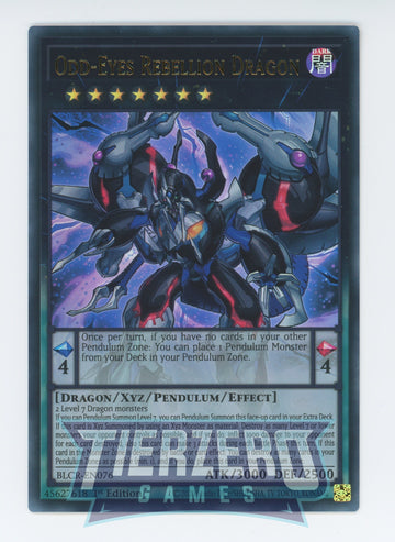 BLCR-EN076 - Odd-Eyes Rebellion Dragon - Ultra Rare - Battles of Legend: Crystal Revenge