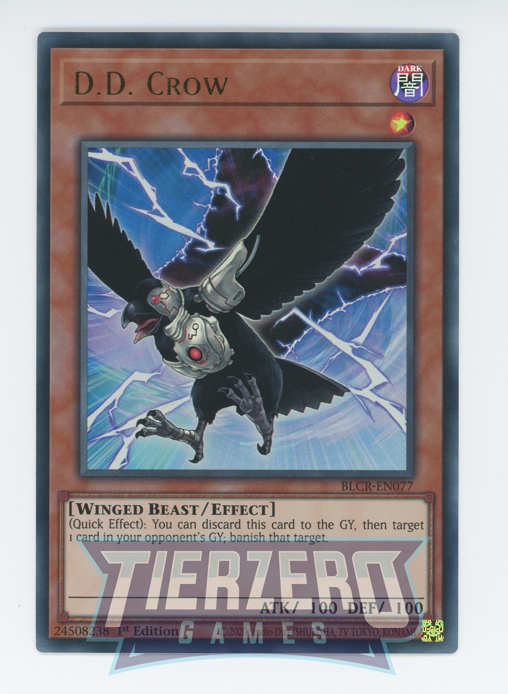 BLCR-EN077 - D.D. Crow - Ultra Rare - Effect Monster - Battles of Legend Crystal Revenge