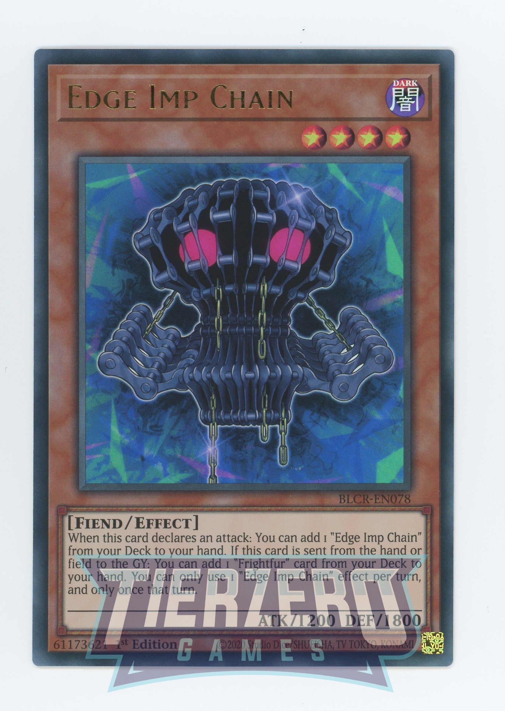 BLCR-EN078 - Edge Imp Chain - Ultra Rare - Effect Monster - Battles of Legend Crystal Revenge