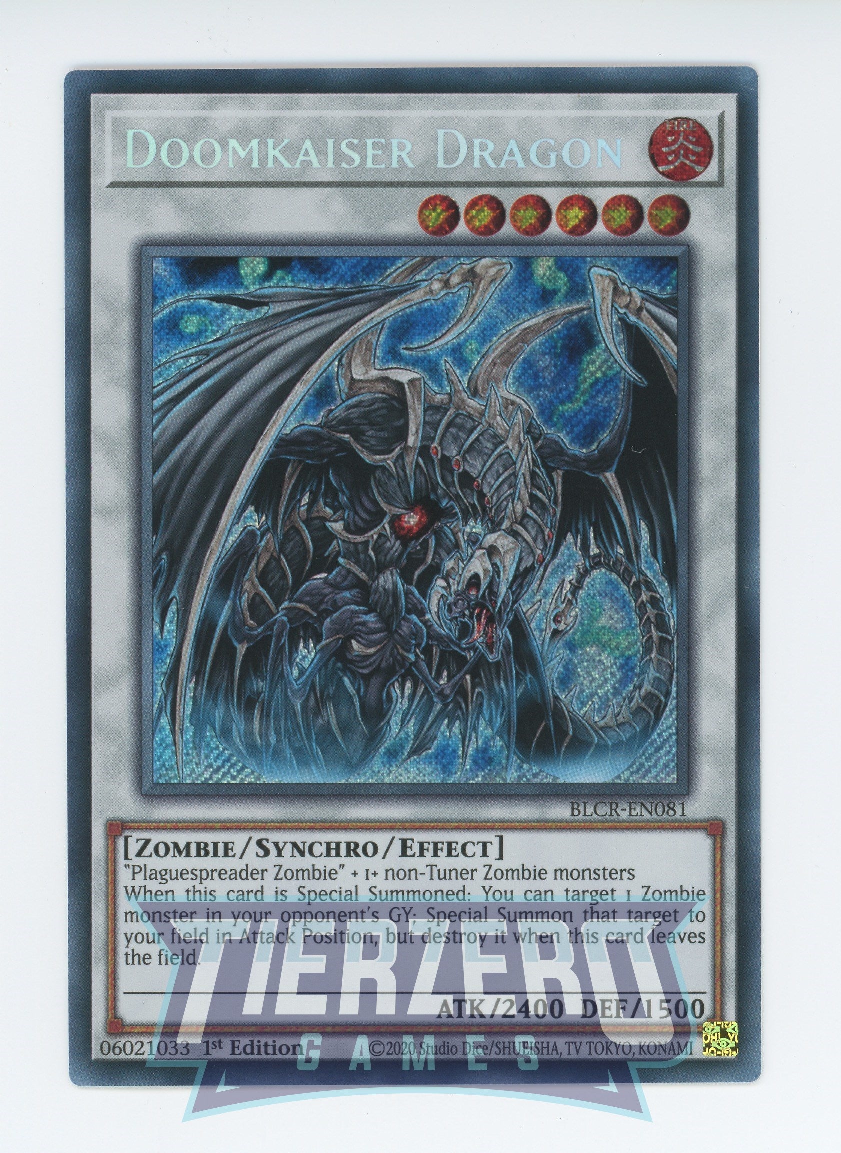 BLCR-EN081 - Doomkaiser Dragon - Secret Rare - Effect Synchro Monster - Battles of Legend Crystal Revenge