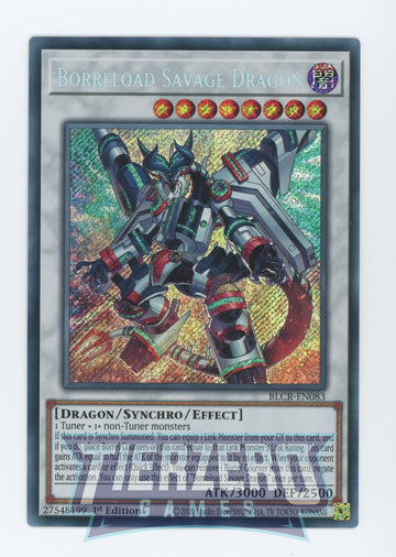 BLCR-EN083 - Borreload Savage Dragon - Secret Rare - Battles of Legend: Crystal Revenge