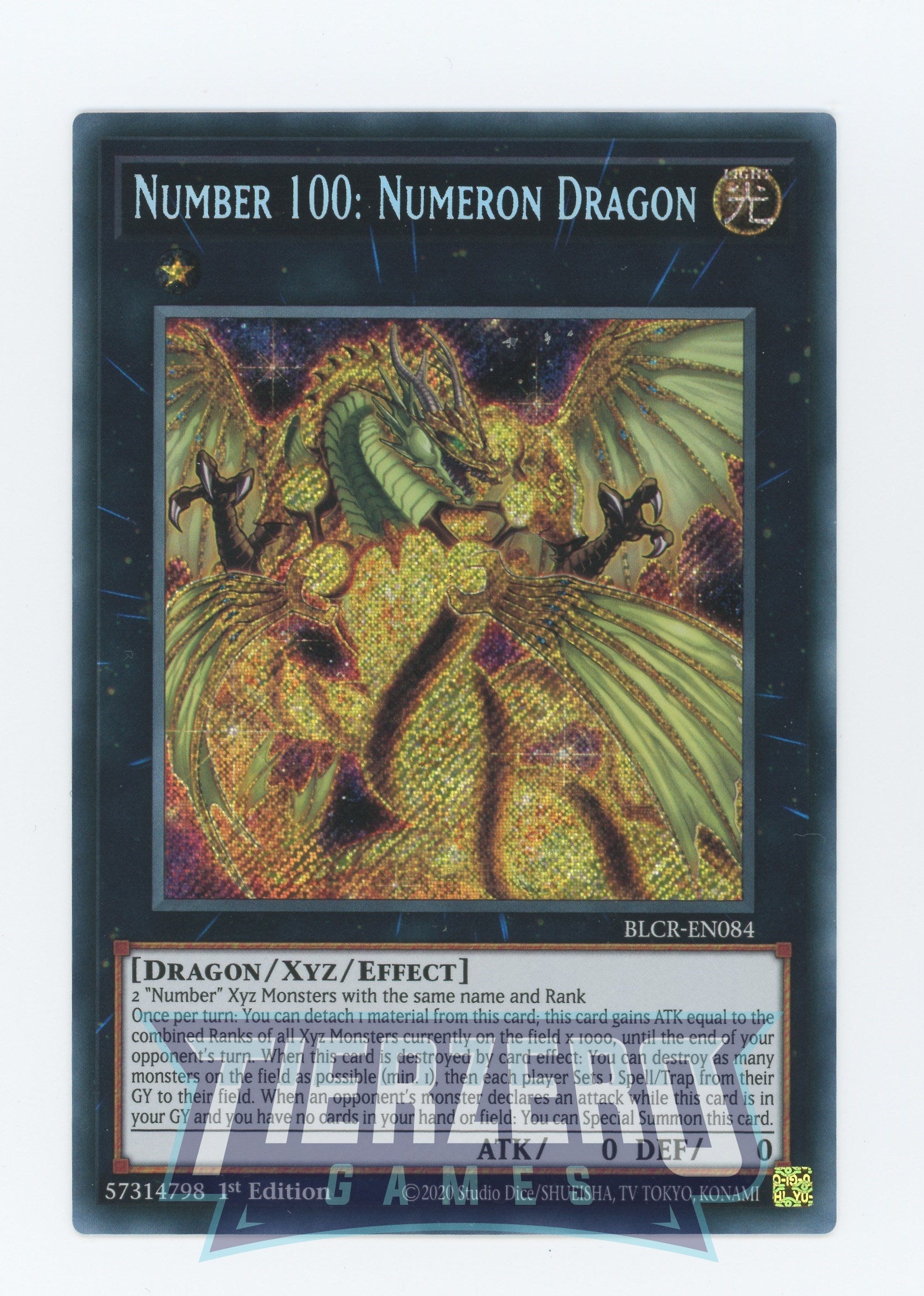 Number 100 Yugioh Number 100: Numeron Dragon... S/. 25.00