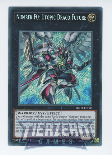BLCR-EN085 - Number F0: Utopic Draco Future - Secret Rare - Battles of Legend: Crystal Revenge