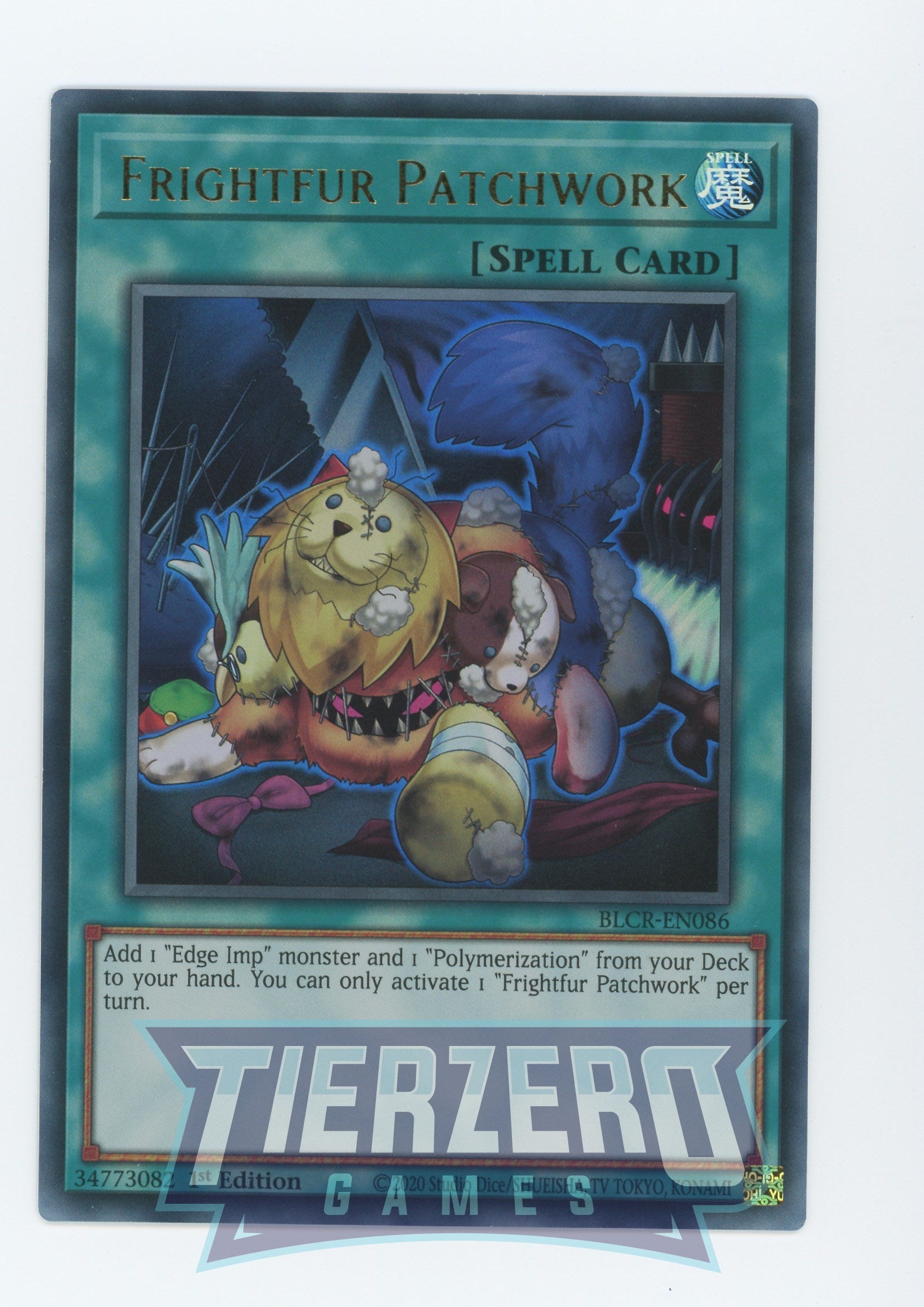 BLCR-EN086 - Frightfur Patchwork - Ultra Rare - Normal Spell - Battles of Legend Crystal Revenge