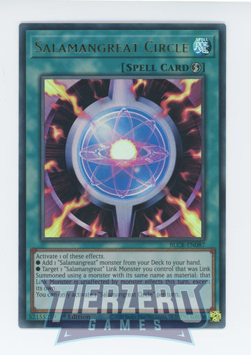 BLCR-EN087 - Salamangreat Circle - Ultra Rare - Battles of Legend: Crystal Revenge