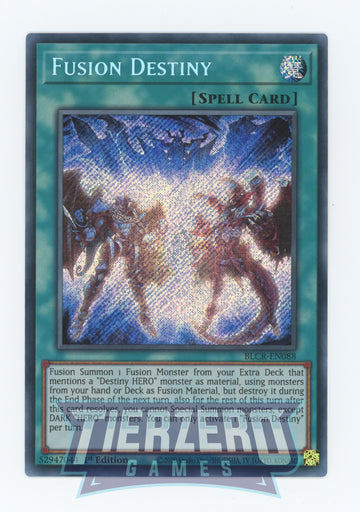 BLCR-EN088 - Fusion Destiny - Secret Rare - Battles of Legend: Crystal Revenge