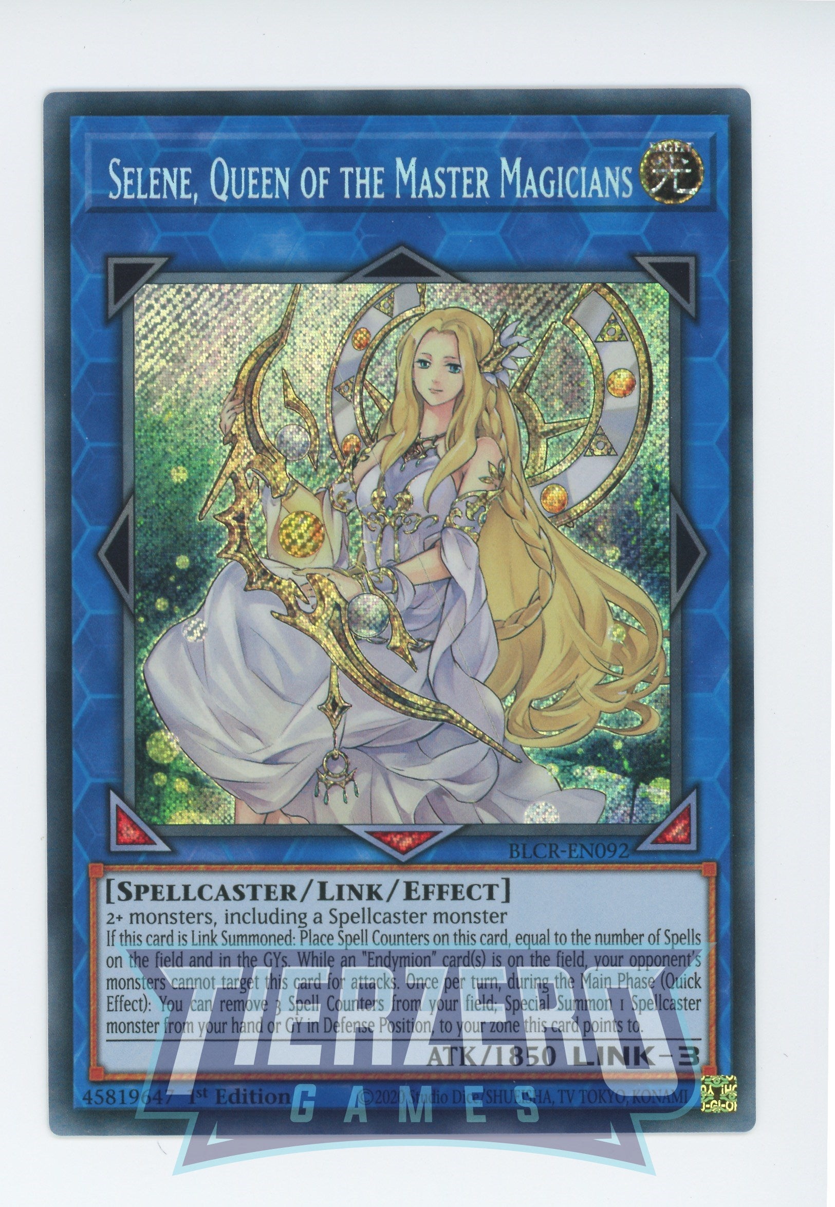 BLCR-EN092 - Selene, Queen of the Master Magicians - Secret Rare - Effect Link Monster - Battles of Legend Crystal Revenge