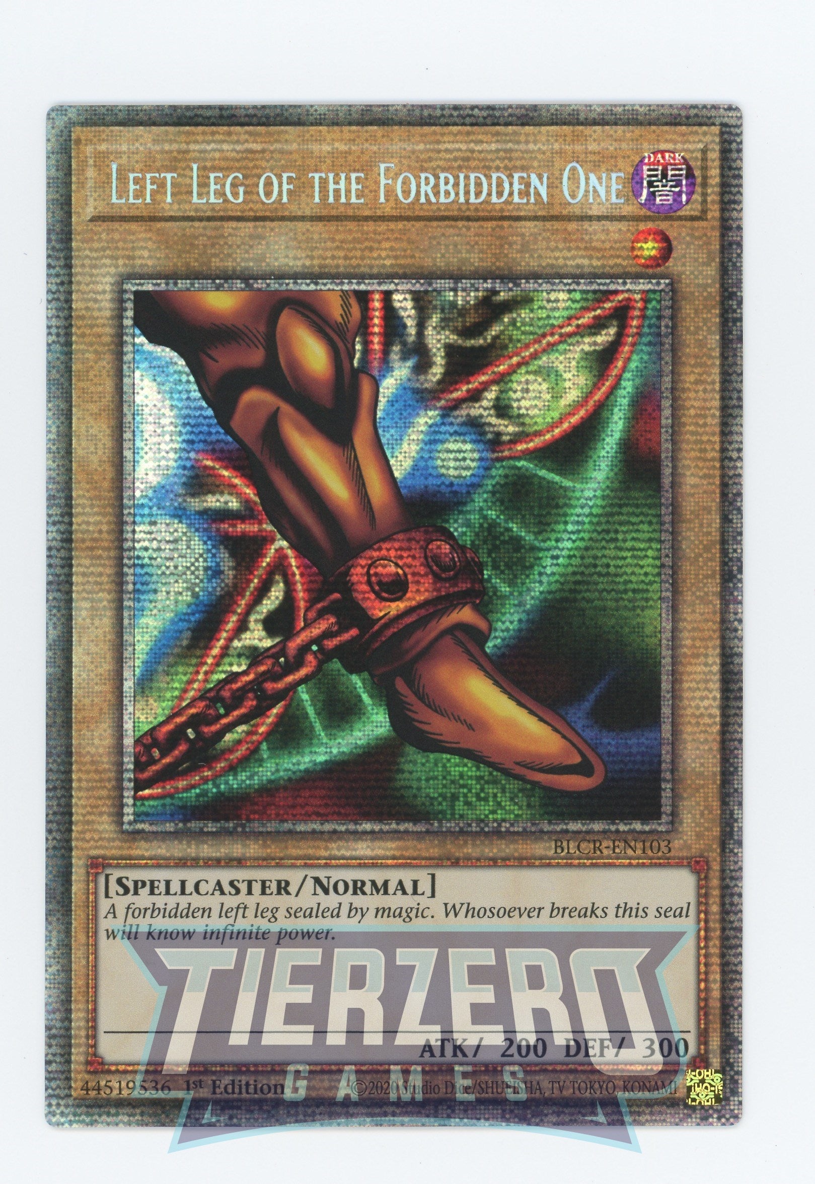 BLCR-EN103 - Left Leg of The Forbidden One - Starlight Rare - Normal Monster - Battles of Legend Crystal Revenge