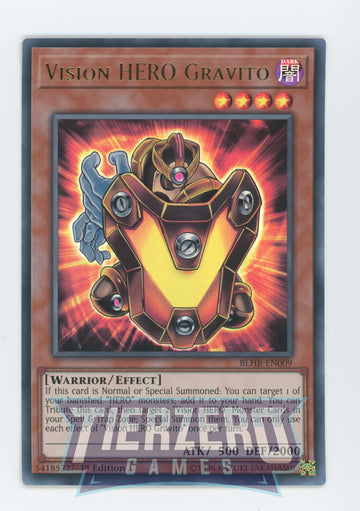 BLHR-EN009 - Vision HERO Gravito - Ultra Rare - Battles of Legend: Hero's Revenge - 1st Edition