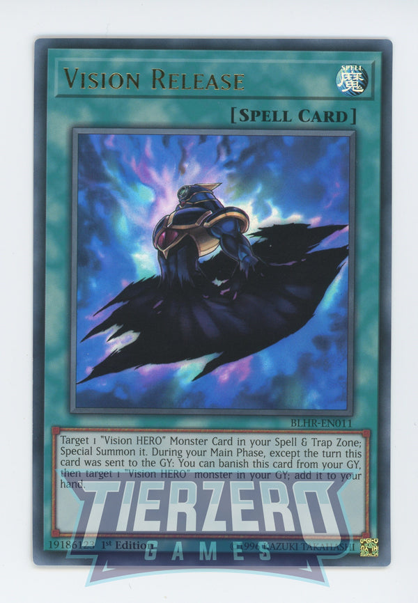 Yugioh BLHR-EN011 - Vision Release - Ultra Rare - Normal Spell - 1st Edition - Battles of Legend Heros Revenge