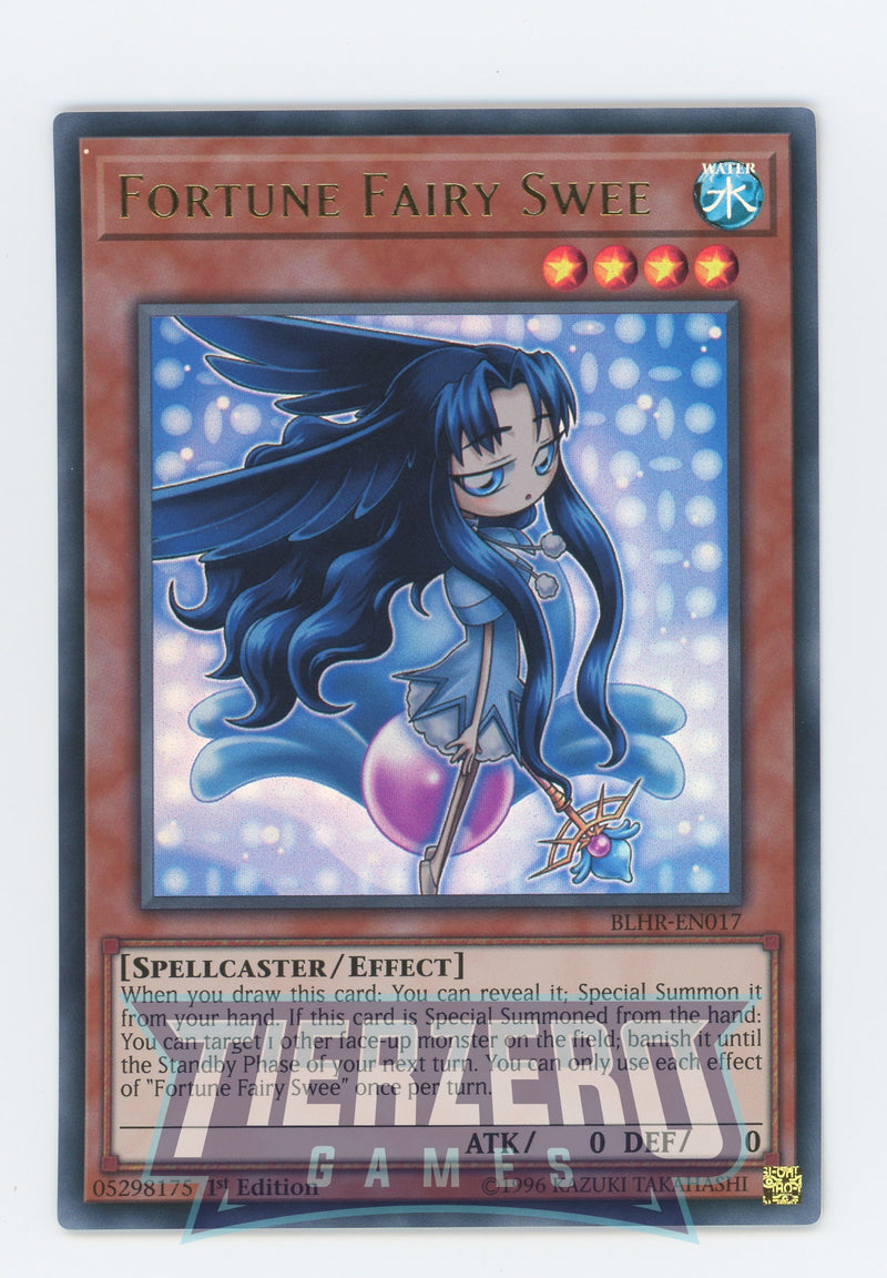 Yugioh BLHR-EN017 - Fortune Fairy Swee - Ultra Rare - Effect Monster - 1st Edition - Battles of Legend Heros Revenge