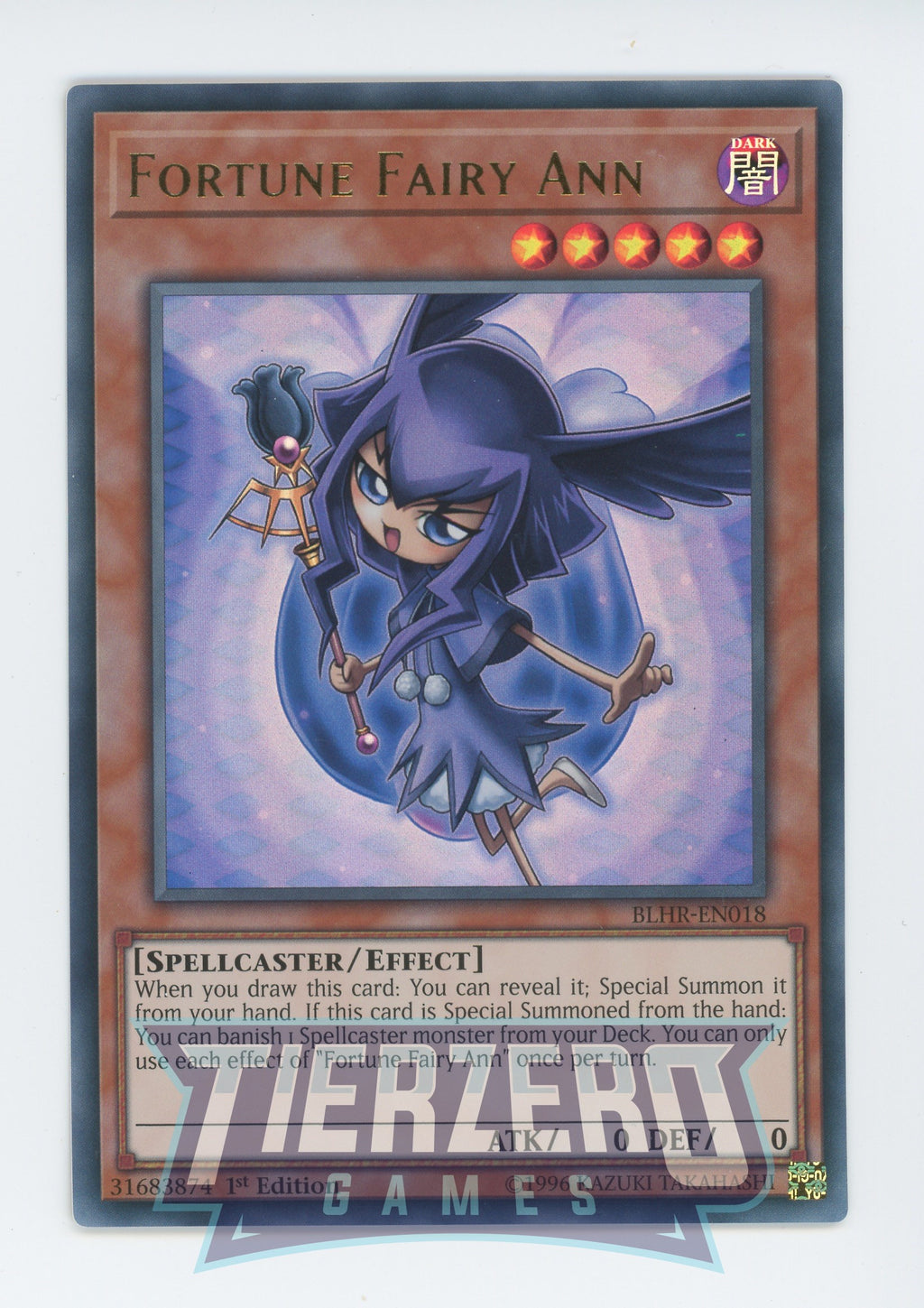 Yugioh BLHR-EN018 - Fortune Fairy Ann - Ultra Rare - Effect Monster - Yugioh BLHR-EN018 - Fortune Fairy Ann - Ultra Rare - Effect Monster -