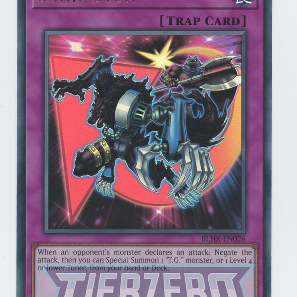yugioh stun cards BLHR-EN026 - Sonic Stun - Ultra Rare