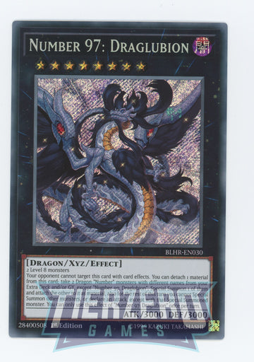 BLHR-EN030 - Number 97: Draglubion - Secret Rare - Battles of Legend: Hero's Revenge - 1st Edition
