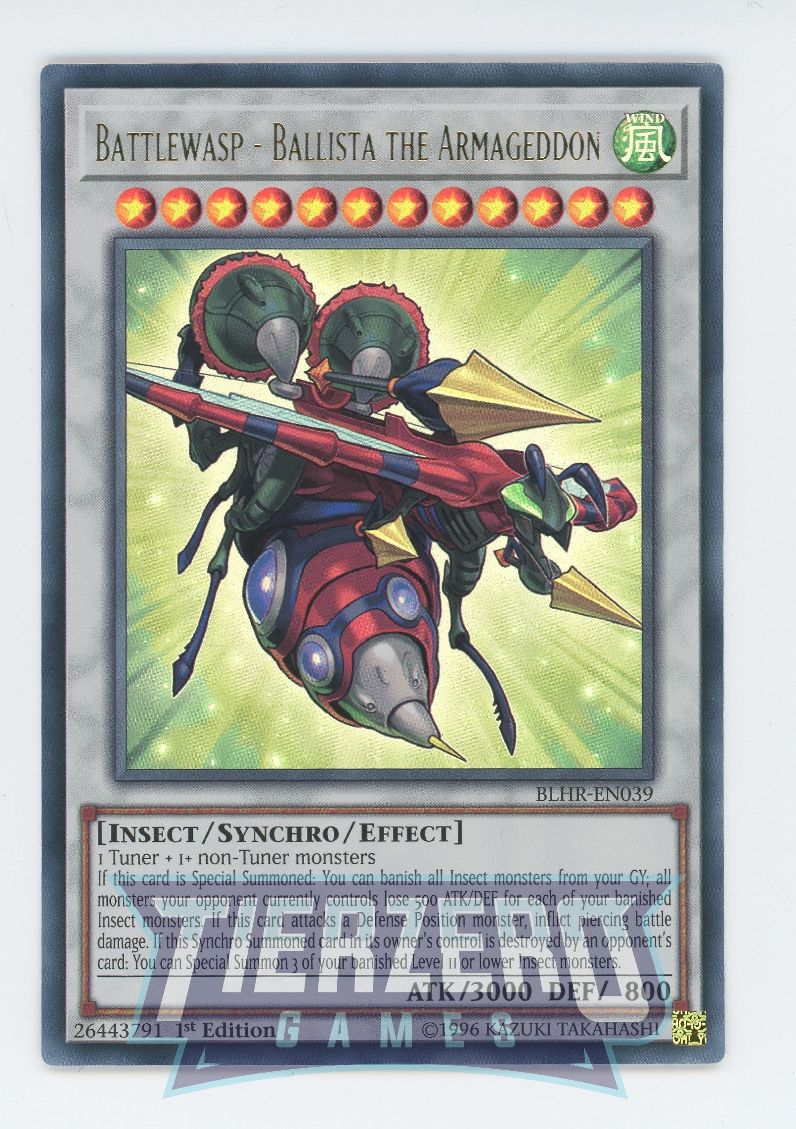 yugioh battlewasp cards Yugioh BLHR-EN039 - Battlewasp - Ballista the Armageddon