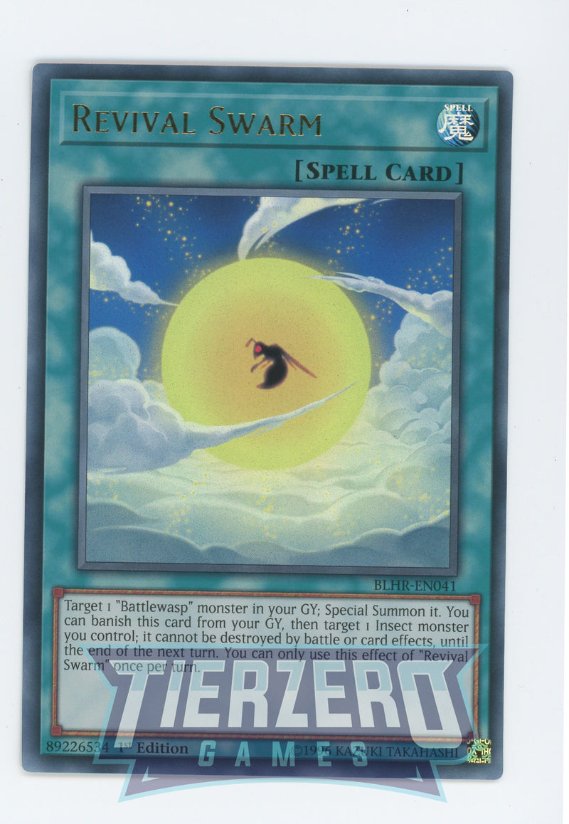 Yugioh BLHR-EN041 - Revival Swarm - Ultra Rare - Normal Spell - 1st Edition - Battles of Legend Heros Revenge