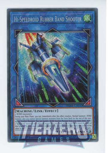 BLHR-EN050 - Hi-Speedroid Rubber Band Shooter - Secret Rare - Battles of Legend: Hero's Revenge - 1st Edition