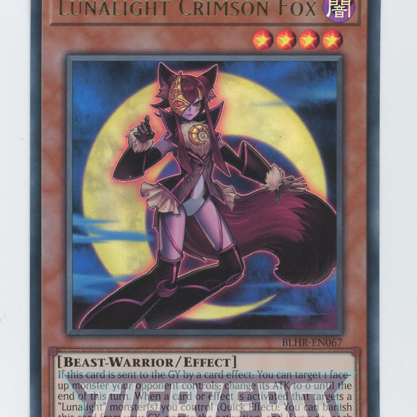 Yugioh BLHR-EN067 - Lunalight Crimson Fox - Ultra Rare