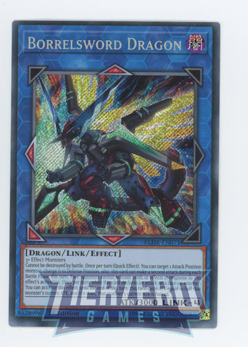 BLHR-EN071 - Borrelsword Dragon - Secret Rare - Battles of Legend: Hero's Revenge - 1st Edition