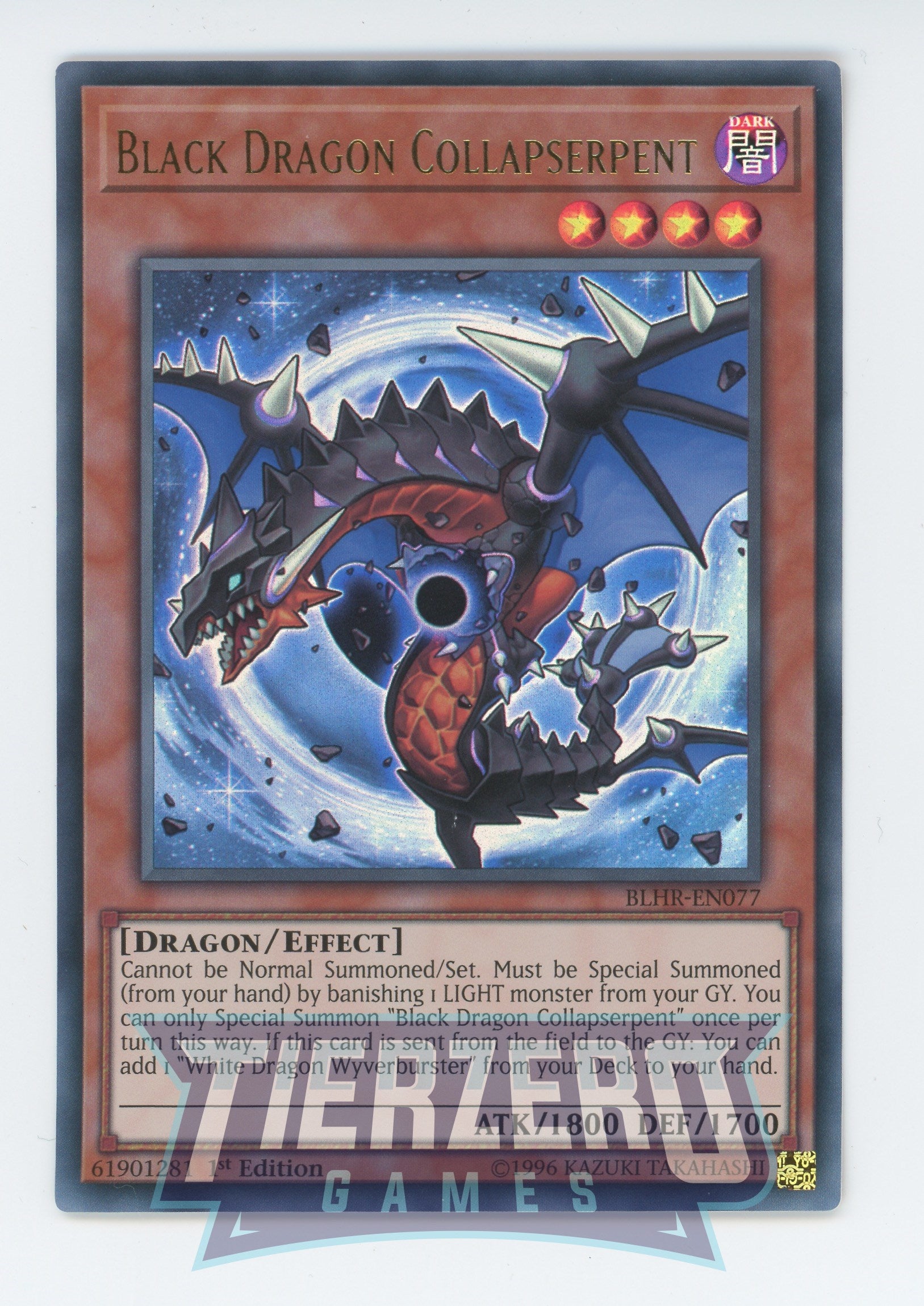 Yugioh BLHR-EN077 - Black Dragon Collapserpent - Ultra Rare - Effect Monster - 1st Edition - Battles of Legend Heros Revenge