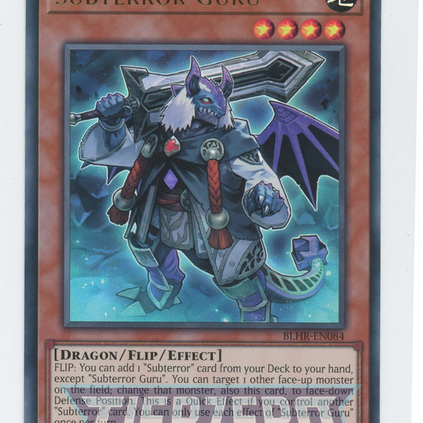 yugioh guru control deck Yugioh BLHR-EN084 - Subterror Guru - Ultra Rare - Flip monster