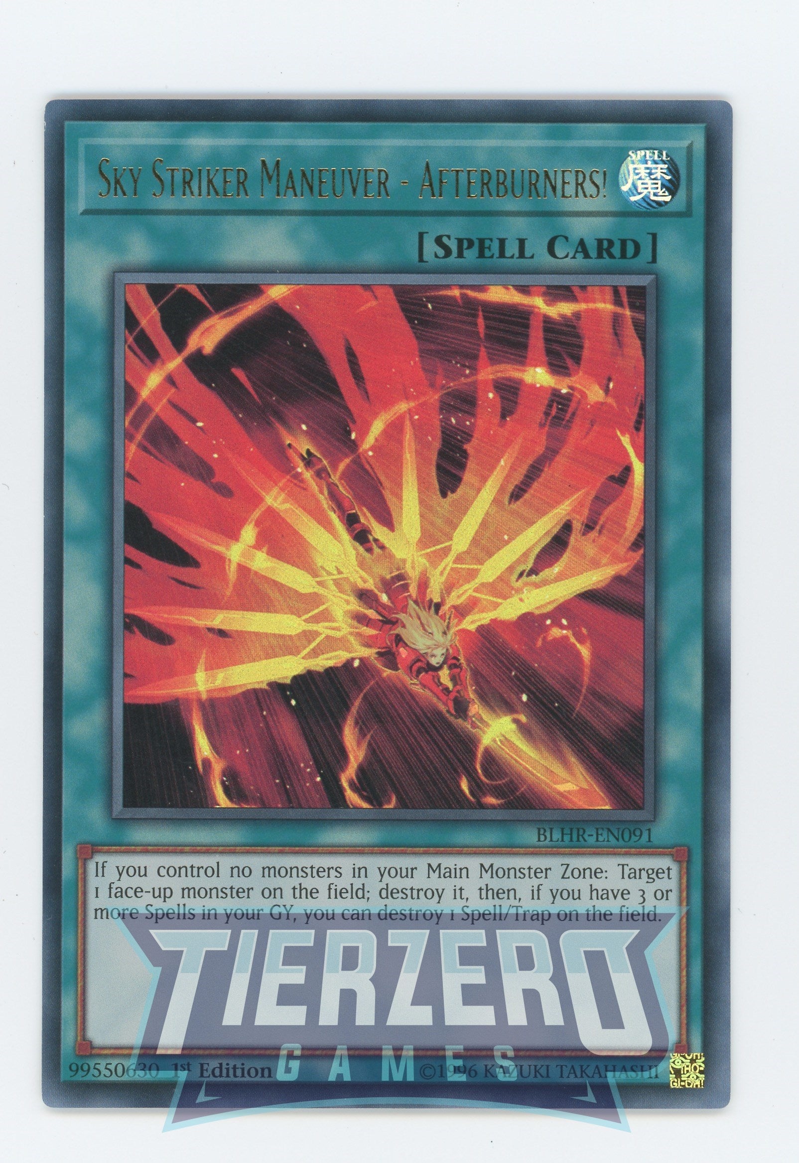 Yugioh BLHR-EN091 - Sky Striker Maneuver - Afterburners! - Ultra Rare - Normal Spell - 1st Edition - Battles of Legend Heros Revenge