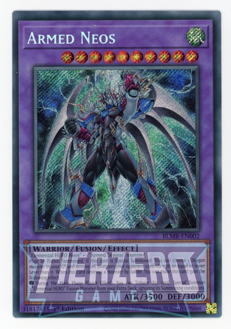 BLMR-EN002 - Armed Neos - Secret Rare - Effect Fusion Monster - Battles of Legend Monstrous Revenge