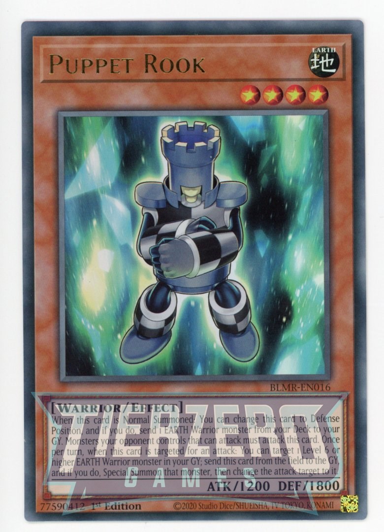 BLMR-EN016 - Puppet Rook - Ultra Rare - Effect Monster - Battles of Le