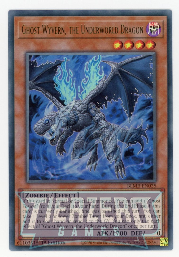 BLMR-EN025 - Ghost Wyvern, the Underworld Dragon - Ultra Rare - Effect Monster - Battles of Legend Monstrous Revenge