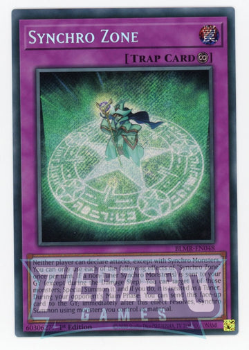 BLMR-EN048 - Synchro Zone - Secret Rare - Battles of Legend: Monstrous Revenge