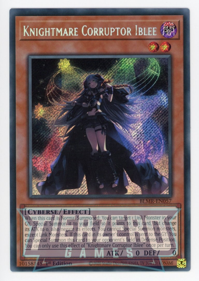 BLMR-EN057 - Knightmare Corruptor Iblee - Secret Rare - Effect Monster - Battles of Legend Monstrous Revenge