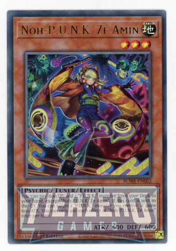 BLMR-EN062 - Noh-P.U.N.K. Ze Amin - Ultra Rare - Battles of Legend: Monstrous Revenge