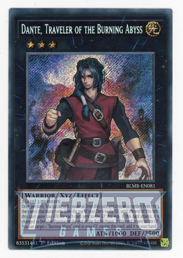 BLMR-EN081 - Dante, Traveler of the Burning Abyss - Secret Rare - Battles of Legend: Monstrous Revenge