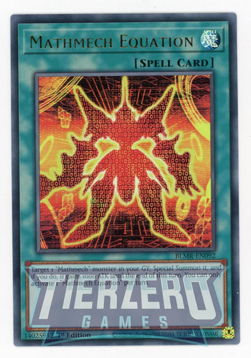 BLMR-EN092 - Mathmech Equation - Ultra Rare - Battles of Legend: Monstrous Revenge