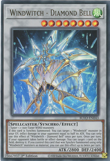 BLVO-EN043 - Windwitch - Blizzard Bell - Ultra Rare - Blazing Vortex