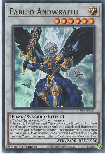BLVO-EN044 - Fabled Andwraith - Super Rare - Blazing Vortex