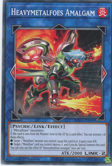 BLVO-EN049 - Heavymetalfoes Amalgam - Common - Blazing Vortex
