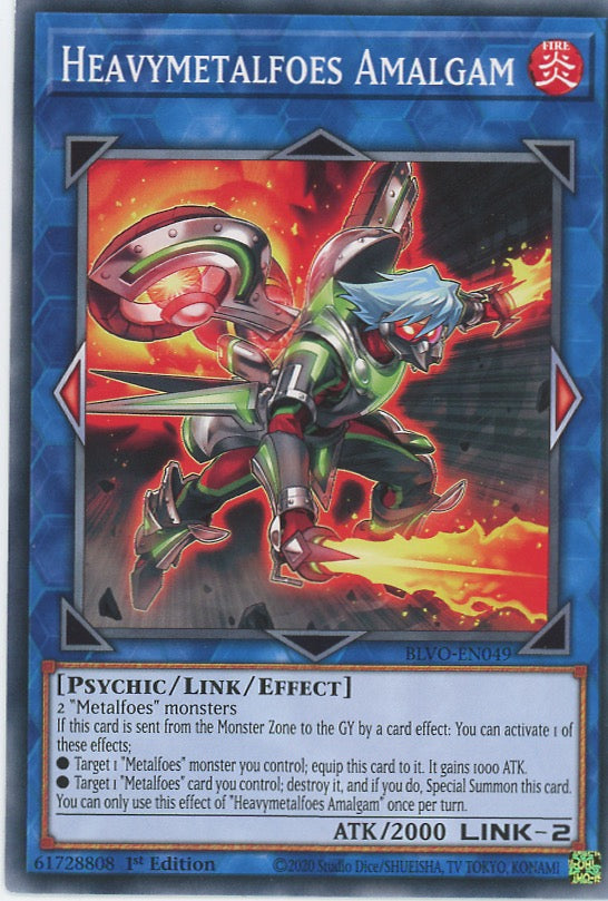 BLVO-EN049 - Heavymetalfoes Amalgam - Common - Effect Link Monster - Blazing Vortex