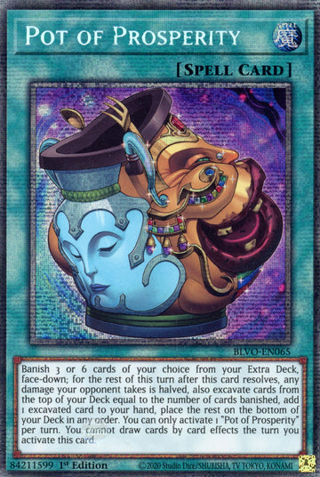 BLVO-EN065 - Pot of Prosperity - Starlight Rare - Blazing Vortex