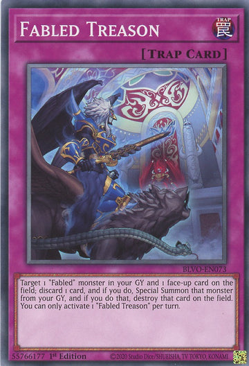 BLVO-EN073 - Fabled Treason - Common - Blazing Vortex
