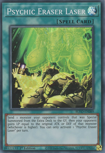 BLVO-EN089 - Psychic Eraser Laser - Super Rare - Blazing Vortex