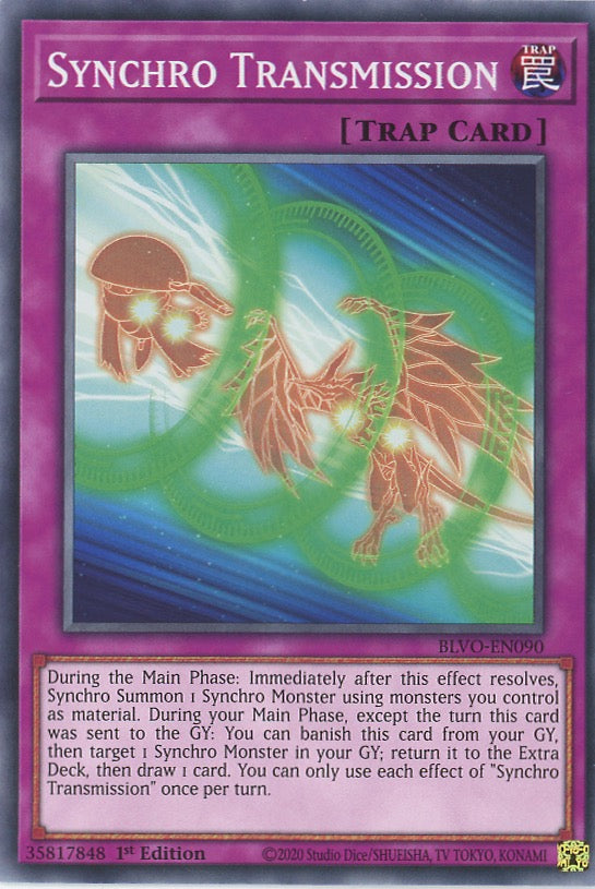 BLVO-EN090 - Synchro Transmission - Common - Normal Trap - Blazing Vortex