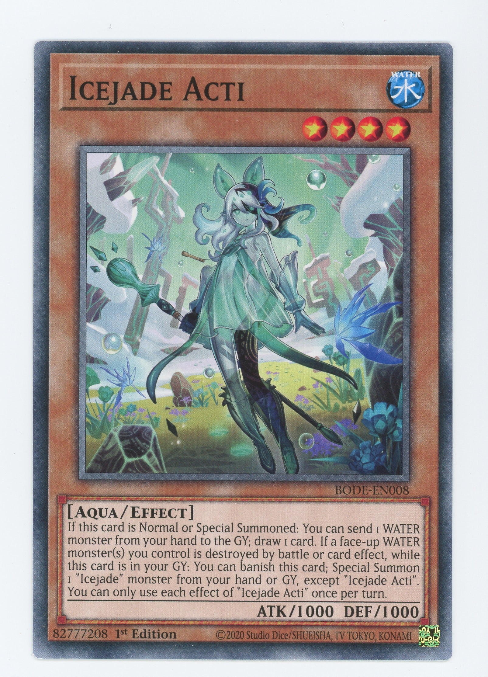 BODE-EN008 - Icejade Acti - Common - Effect Monster - Burst of Destiny