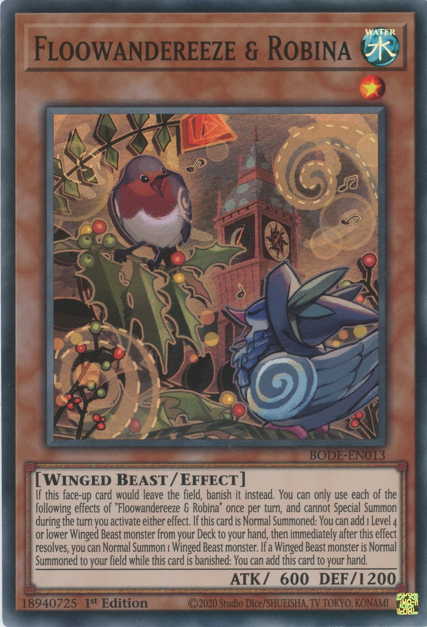 BODE-EN013 - Floowandereeze & Robina - Super Rare - Effect Monster - Burst of Destiny