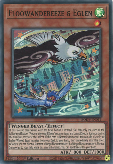 BODE-EN014 - Floowandereeze & Eglen - Super Rare - Burst of Destiny