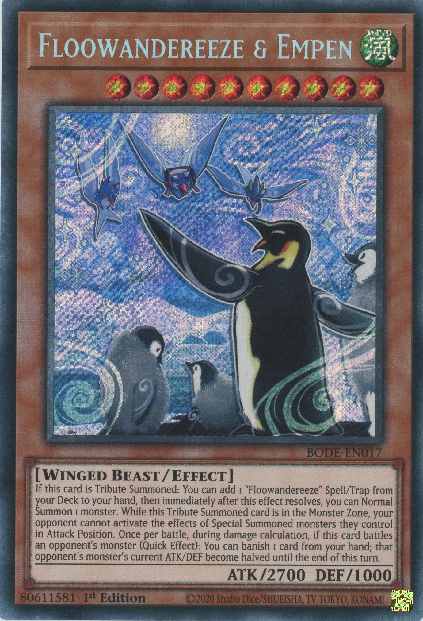 BODE-EN017 - Floowandereeze & Empen - Secret Rare - Effect Monster - Burst of Destiny